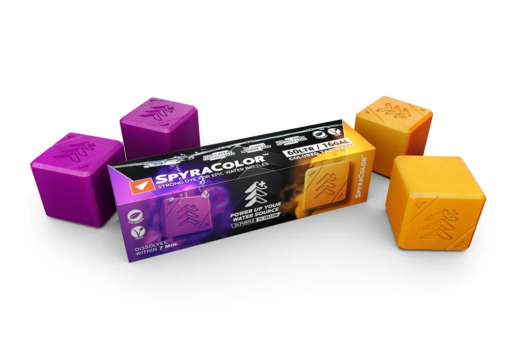 Nästan slut - SpyraColor Yellow & Purple