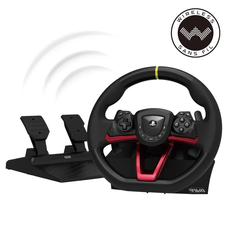 HORI Wireless Racing Wheel Apex for Playstation 5, PlayStation 4 and PC - Nedsatt pris