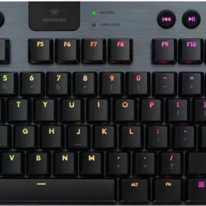 Ta chansen | Logitech - G915 TKL Tactile trådlöst, mekaniskt RGB-speltangentbord