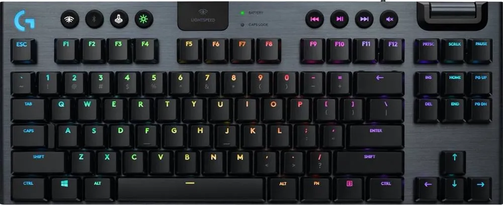 Ta chansen | Logitech - G915 TKL Tactile trådlöst, mekaniskt RGB-speltangentbord