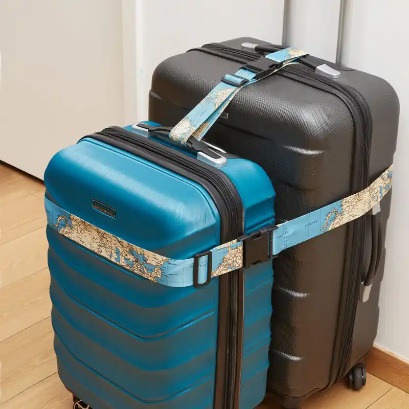 Tillverkarpris | Kikkerland - World Traveler Luggage Straps (TT57)