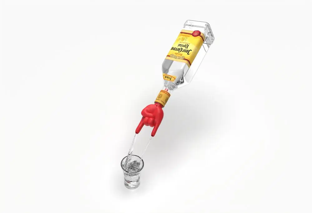 Winkee - Rock Hand Bottle Pourer - Bra pris just nu