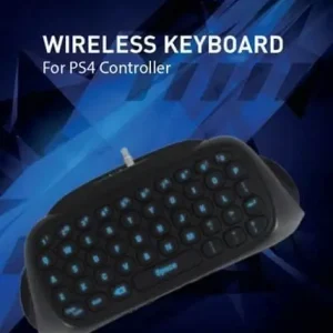 Lågt pris - Playstation 4 Controller Keyboard Blue Blacklit