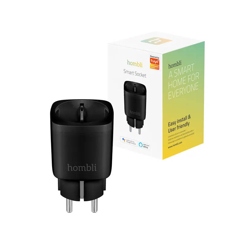 Direkt från fabriken - Hombli - Smart Socket (EU), Black