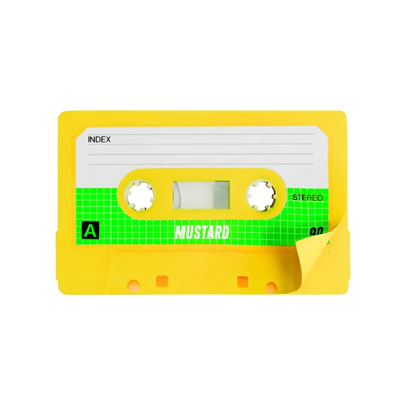 Expressfrakt | Mustard - Cassette Sticky Notes - 3 inches by 2 inches