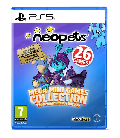 Riktigt fynd - Neopets Mega Mini Games Collection - The Neopian Arcade Odyssey (Day 1 Edition) - PlayStation 5