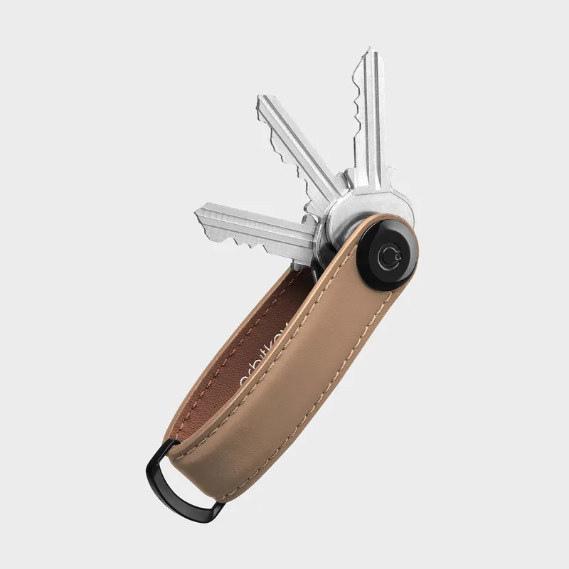 Orbitkey - Key Organiser Matte Leather - Mocha - Kan beställas