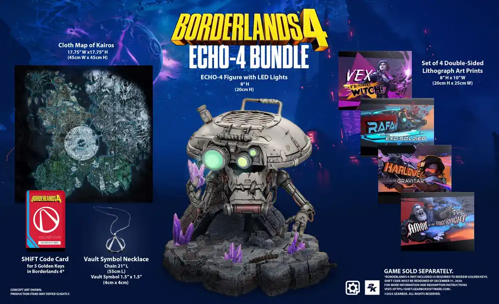 Borderlands 4 ECHO-4 Bundle - PlayStation 5 - Reapris
