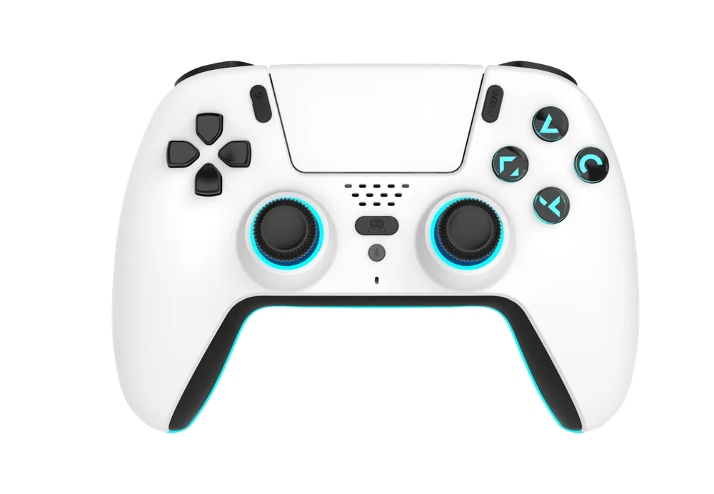 Utförsäljning | Freaks And Geeks - Wireless Bluetooth Controller for PS5- LED - White