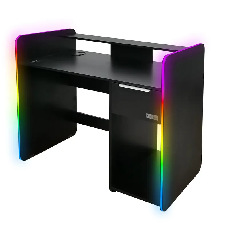 Sista dagarna - Xrocker Electra Desk - Black With Black Led