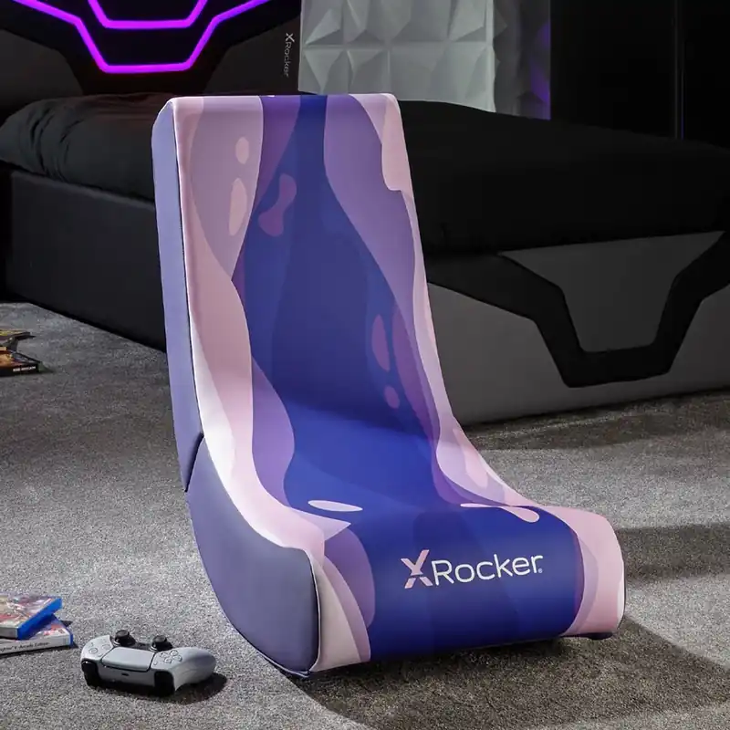Favorit hos kunderna - X-Rocker - Video Rocker Gaming Floor Chair - Lava Pink