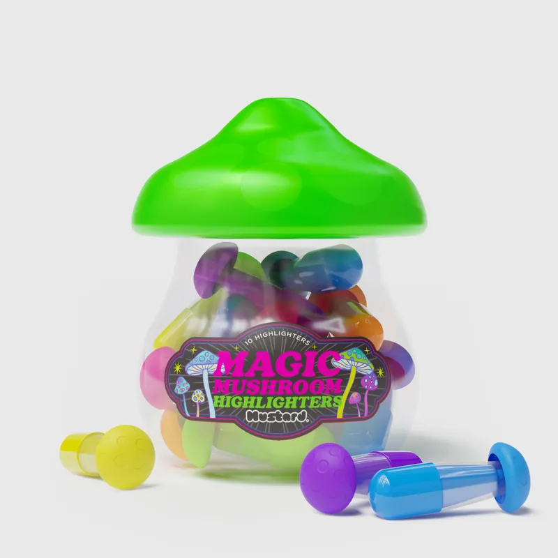 Kan beställas online | Mustard - Magic Mushroom Highlighters - Rainbow - Compact