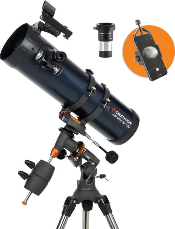 Spara nu - Celestron - Astromaster Reflector 130EQ with phoneadapter and T2-Barlow
