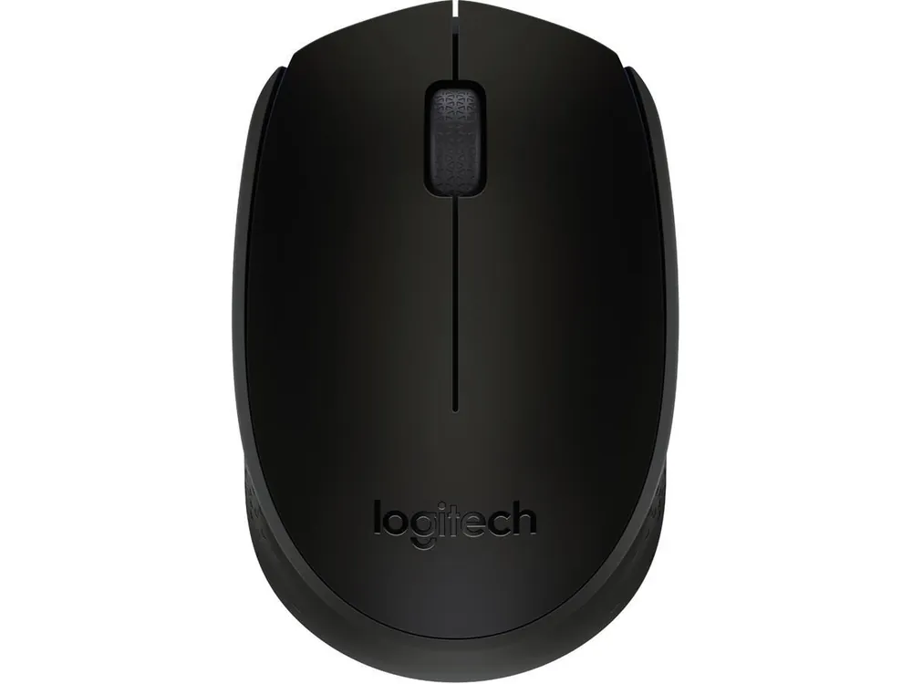 Logitech - M171 RF Wireless Optical 1000DPI Ambidextrous Black | Premium
