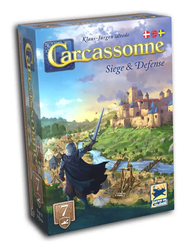 Endast ett fåtal kvar - Carcassonne Expansion 7 - Siege & Defense expansion 2025 (nordic version)