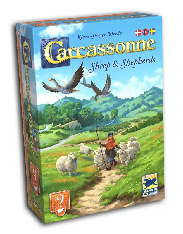 Carcassonne Expansion 9 - Sheep & Shepherds expansion 2025 (svensk version) | Populär