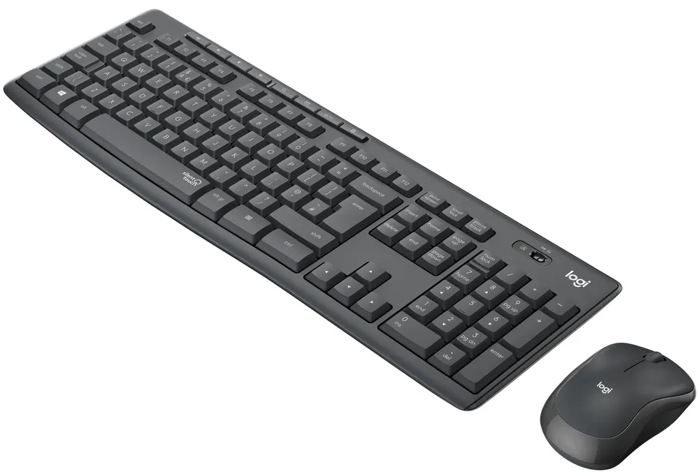 Logitech - MK295 Silent Wireless Combo Keyboard & Mouse set - Nordic Layout | Trygg betalning