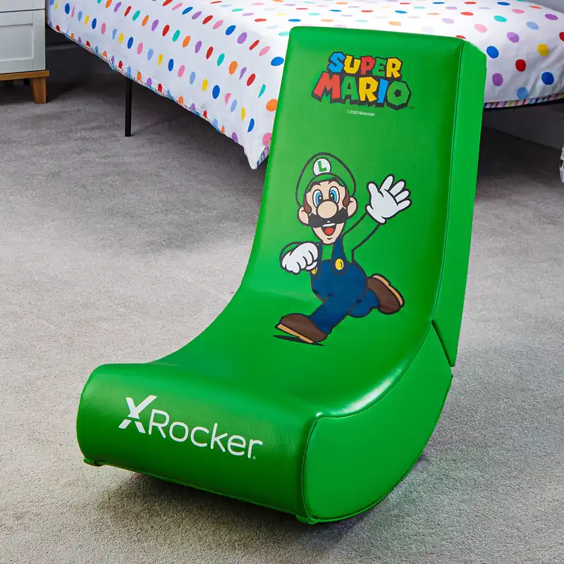 Tillverkarpris | X-Rocker - Nintendo Video Rocker - Super Mario ALL-STAR Collection - Luigi