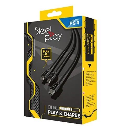 Steelplay Dual Play & Charge Cable | Extra rabatt