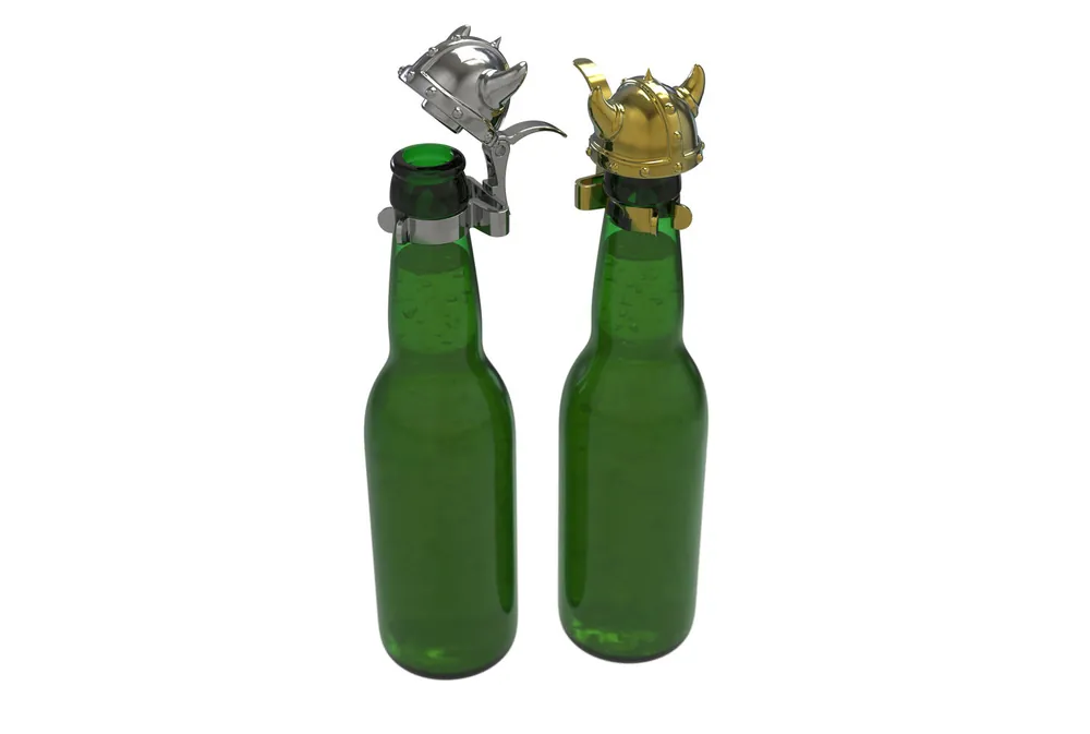 Winkee - Flaskkork - Viking Helmet - 2 inches | Slutrea