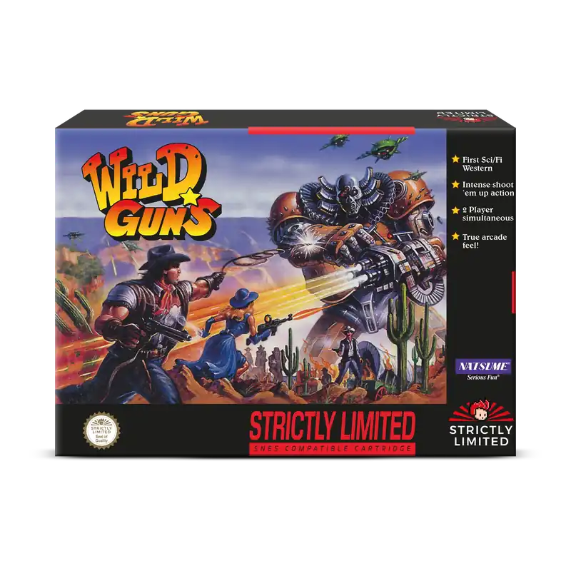 Dagens erbjudande | Wild Guns (Limited Edition) (Import) (SNES) - Sega Mega Drive