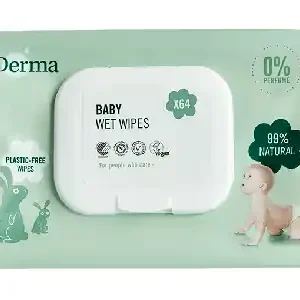 Köp online | Derma - Baby Wet Wipes 64 pcs