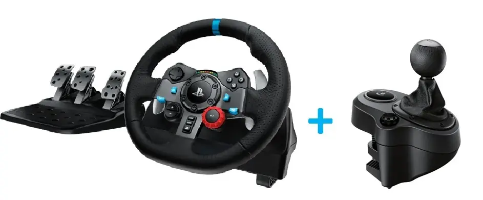 Populär - Logitech G29 Driving Force + Driving Force Shifter Bundle For PS3/PS4