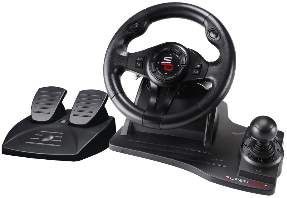 Subsonic Superdrive GS 550 - PS4/PS3/Xbox One, X/S / Switch / PC | Gratis retur