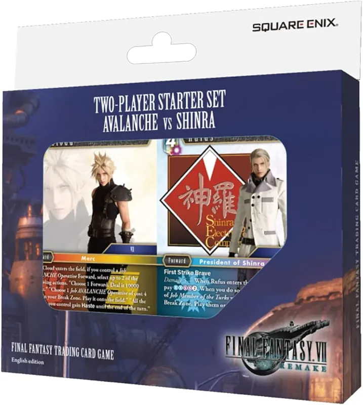 Final Fantasy TCG Ffvii Remake Avalanche Vs Shinra - 2-player Starter Set | Mycket populär