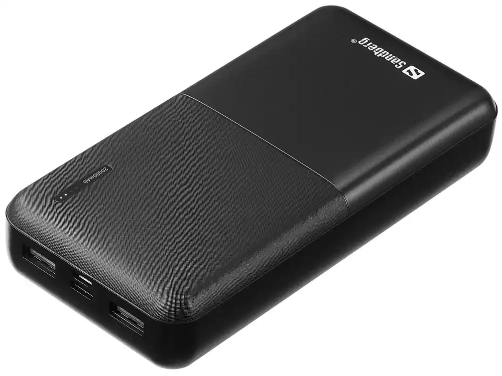 Få kvar i lager | Sandberg - Saver Power Bank 20.000 mAh Black