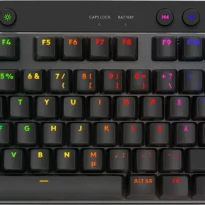 Prissänkt - Logitech - G PRO X TKL Lightspeed - Tactile - Nordisk