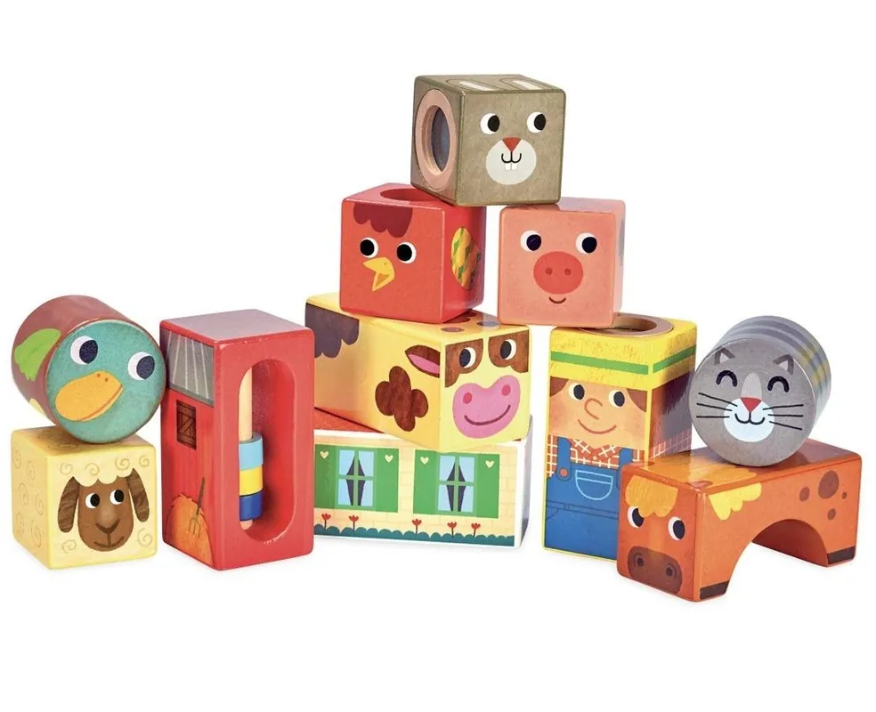 Vilac - Musical Blocks - Farm Animals - Kampanjen går snart ut