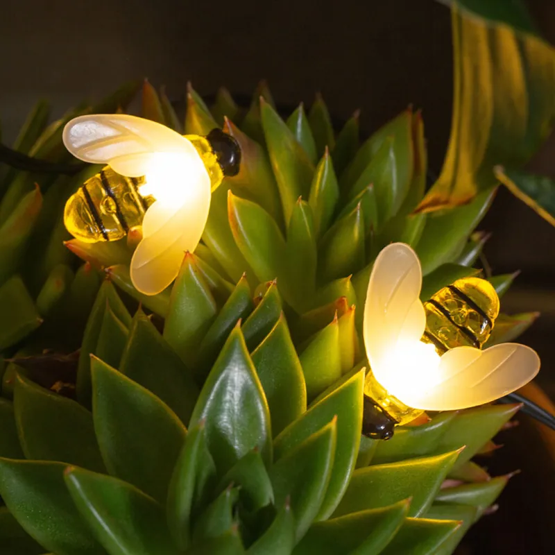Ta chansen | Kikkerland - Bee Solar String Lights - 5 meters / 16 feet