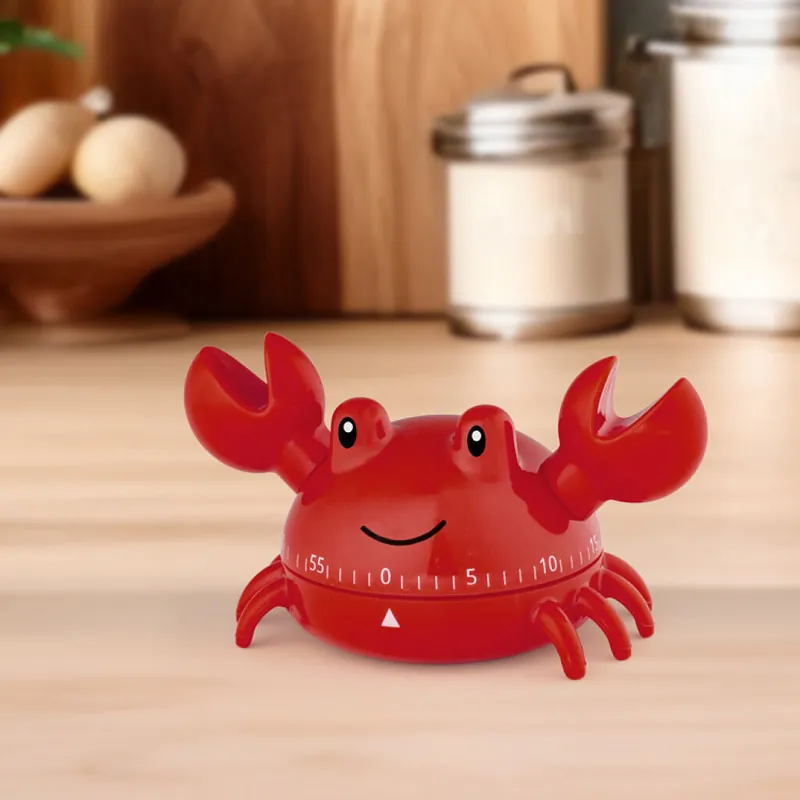Direkt från tillverkaren | Kikkerland - Crab Kitchen Timer - 2.25" x 2.5" x 4.25"