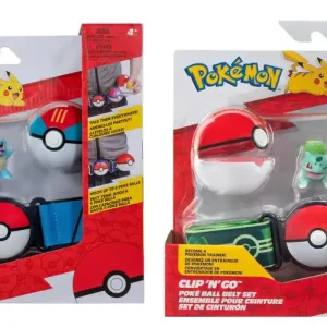 Spara mer | Pokémon - Clip N Go Belt Set Squirtle or Bulbasaur
