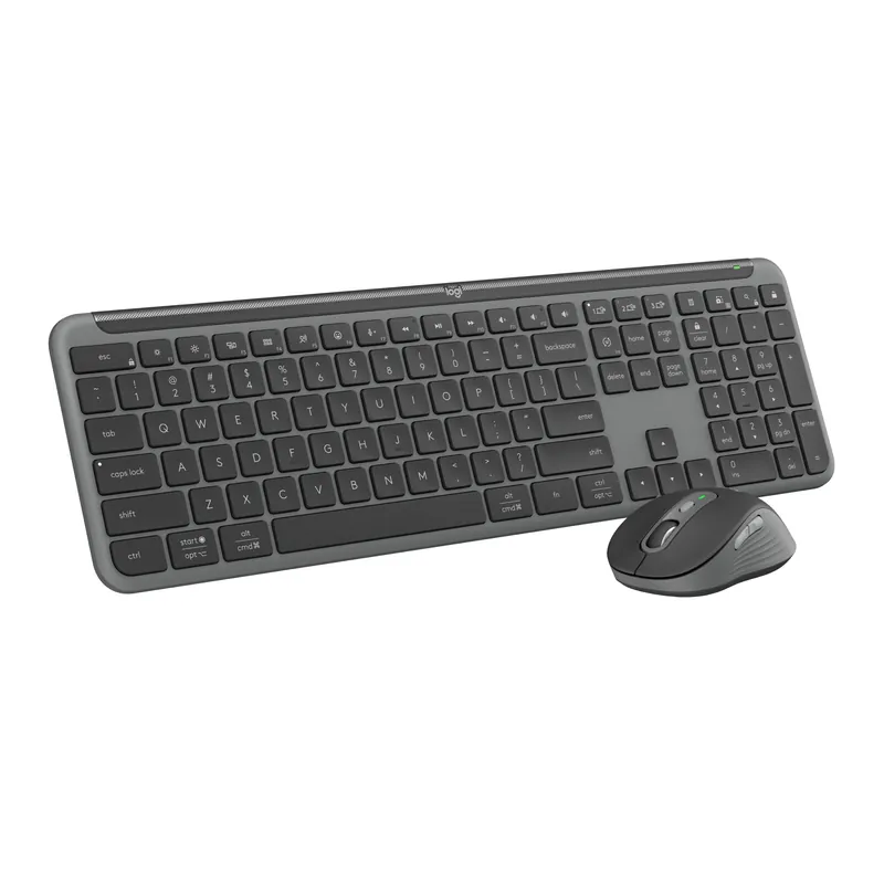 Logitech - Signature Slim Wireless Keyboard and Mouse Combo MK950 Graphite Nordic | Beställ direkt