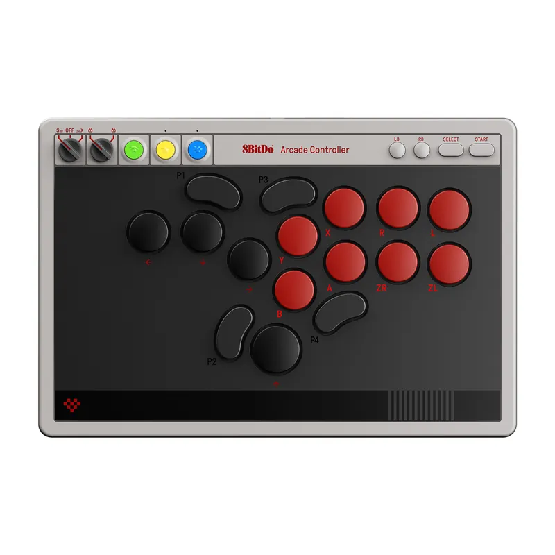 8Bitdo - Arcade Controller - Grey | Reapris