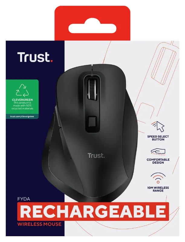 Sänkt pris | TRUST FYDA WIRELESS MOUSE ECO