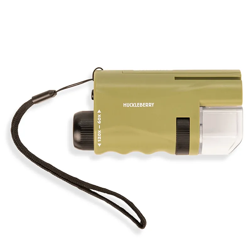 Tillverkarpris | Kikkerland - Huckleberry Pocket Microscope - 7.75 cm x 11.25 cm x 3.25 cm