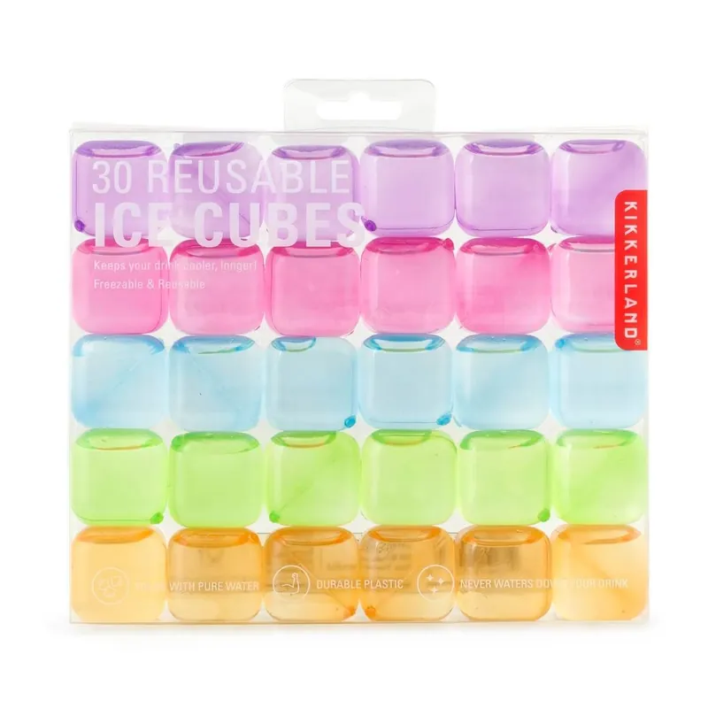 Kikkerland - Reusable Ice Cubes- Set Of 30 - Sista chansen