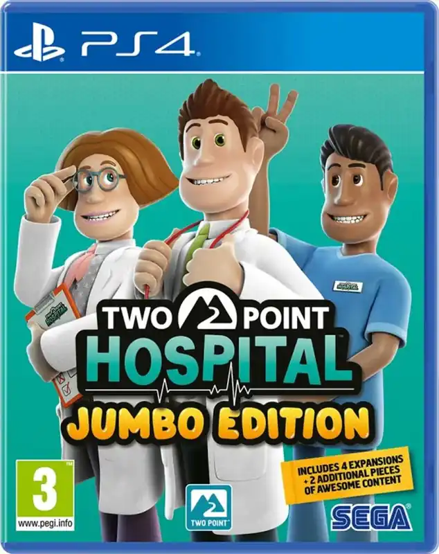 Two Point Hospital (Jumbo Edition) - PlayStation 4 - Riktigt fynd