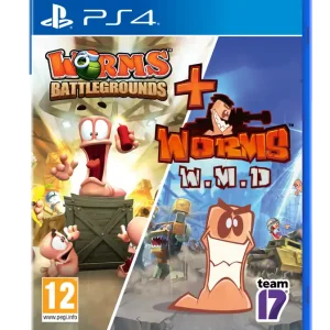 Dagens deal - Worms Battlegrounds + Worms WMD Double Pack - PlayStation 4