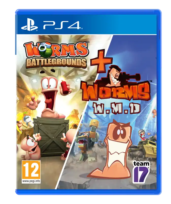 Dagens deal - Worms Battlegrounds + Worms WMD Double Pack - PlayStation 4