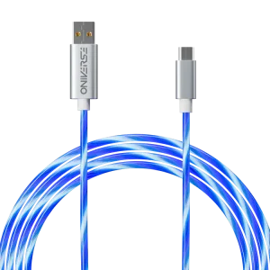 Nyhet | Oniverse Micro Usb Charge Cable With Led, 2 Meters - White