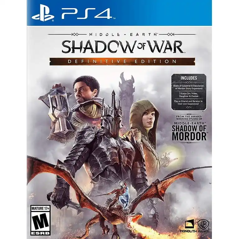 Middle-Earth Shadow of War Definitive Edition (Import ) - PlayStation 4 | Begränsat antal