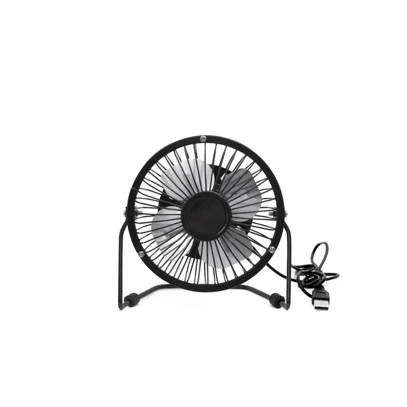 Specialpris - Kikkerland - Usb Metal Desk Fan - Black (US143-BK-EU)