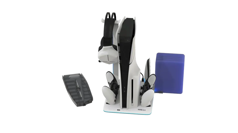 Maxx Tech PS5 DLX LED Mult-Functional Stand for all PS5 consoles - Favorit hos kunderna