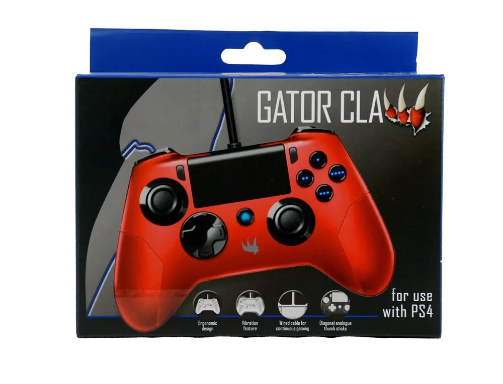 Populärt just nu | Playstation 4 - Gator Claw Wired Controller (Red) (ORB)