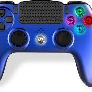 Freaks And Geeks - Wireless Controller 3,5 mm jack slot - PS4 (Metal Blue) | Under begränsad tid
