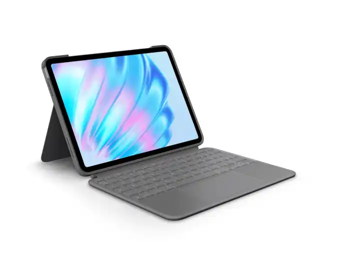 Endast denna vecka - Logitech - Combo Touch iPad Air 11-inch (M2) - OXFORD GREY - PAN - NORDIC